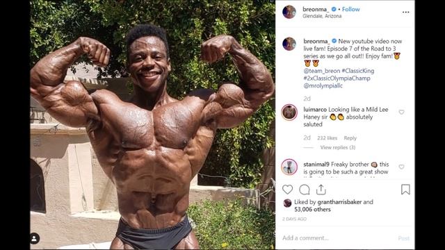 Rhoden 1 Week Out + Big Ramy Denied a Special Invite? + Breon Vacuum Pose смотреть онлайн