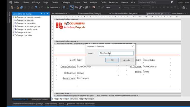 #22 - CSharp C# WinForms Entity FrameWork ADO.NET Projet GCourries Fiche Courrier Crystal Report P3 смотреть онлайн