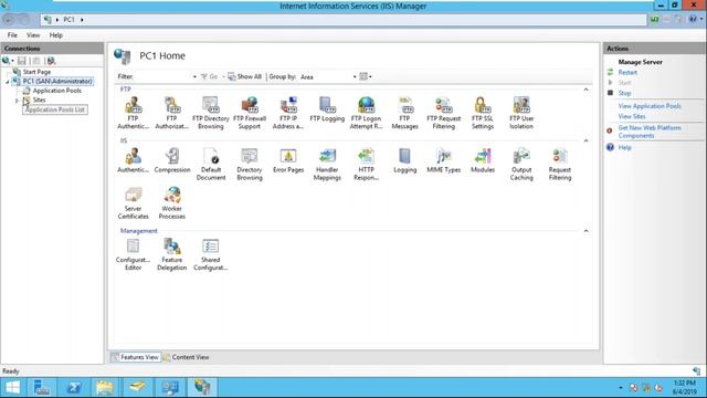 FTP server in Windows server 2012, file transfer protocol server смотреть онлайн