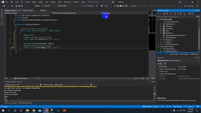 6- Xamarin Cross Platform - Alter IdentityUser смотреть онлайн