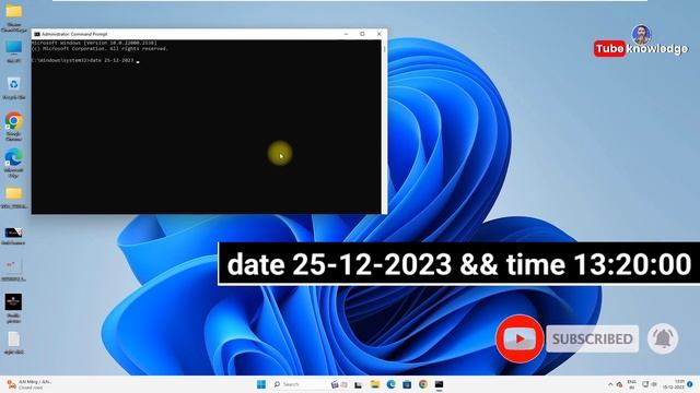 Computer में Date & Time Change करे सिर्फ एक Command से? | How to change date time Windows 7/10/11 смотреть онлайн