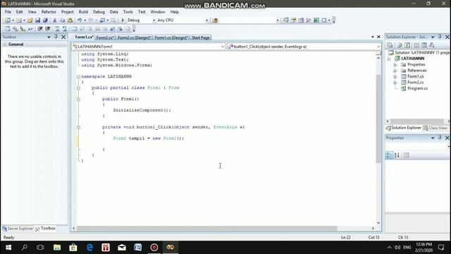 BELAJAR DASAR C# ( LABEL, MENUSTRIP, BUTTON, DLL) смотреть онлайн