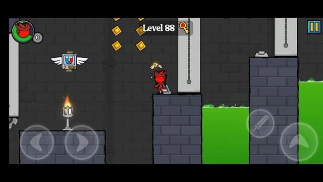 Stick Adventure Red Stickman /Animations vs Stickman Fighting Levels 86-90/ Android IOS Gameplay смотреть онлайн