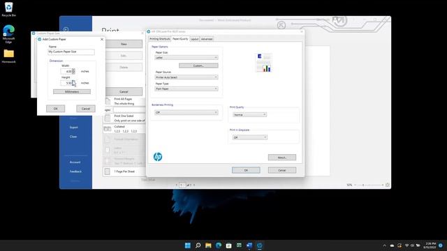 Erstellen benutzerdefinierter Papierformate in den Druckereigenschaften unter Win 11 | HP Support смотреть онлайн