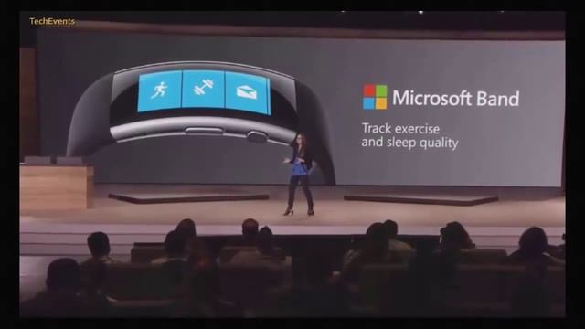 Microsoft Band 2 at Microsoft Windows 10 Devices 2015 Event смотреть онлайн