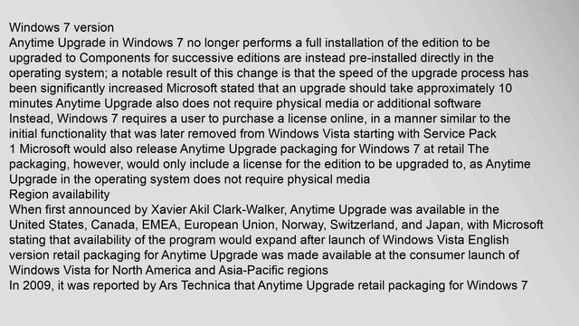Windows Anytime Upgrade смотреть онлайн