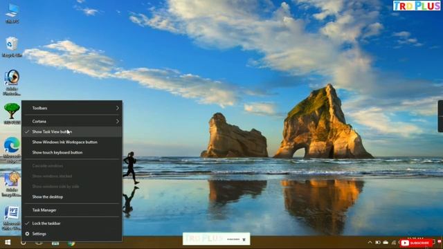 How to disable cortana from window 10 ||How to remove task button in windows 10||disable task butto смотреть онлайн