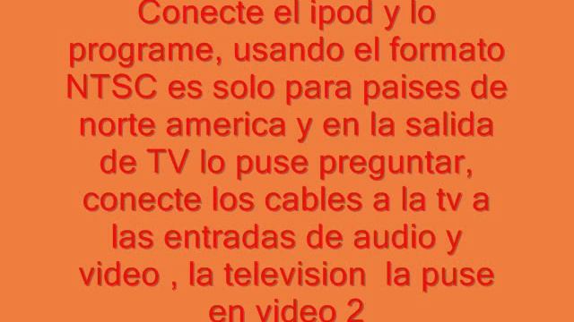 conecta el ipod a tu tv смотреть онлайн
