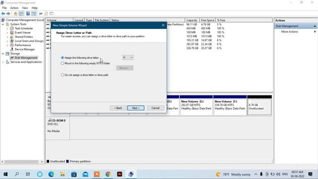How to create Partition on Windows 10 | Partition Hard Drives (Shrink and Extend Partition) 2022 смотреть онлайн
