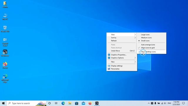 How to Hide and Show All Desktop Icons In Windows 10 смотреть онлайн