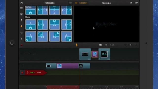 Pinnacle on iPad Voiceovers and Transitions - Tutorial смотреть онлайн