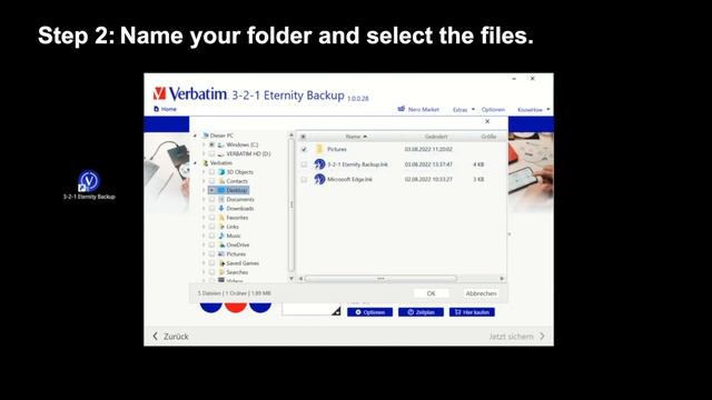 Verbatim 3-2-1- Backup Software Solution смотреть онлайн