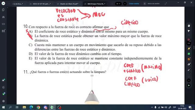 Clase de mencion fisica resolviendo "Mini ensayos" N4 смотреть онлайн