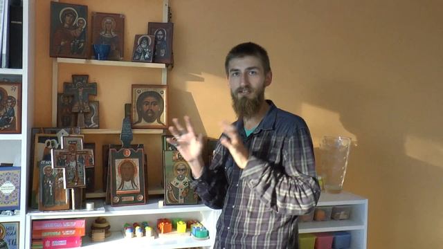 В мастерской художника-иконописца Игоря Каплуна смотреть онлайн