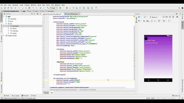 Android Studio 3.0 | Attendance Application | Part 5 смотреть онлайн