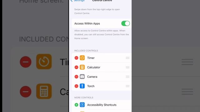 How To Add Or Remove Items In IPhone Control Centre | Torch | Calculator | Accessibility | And More