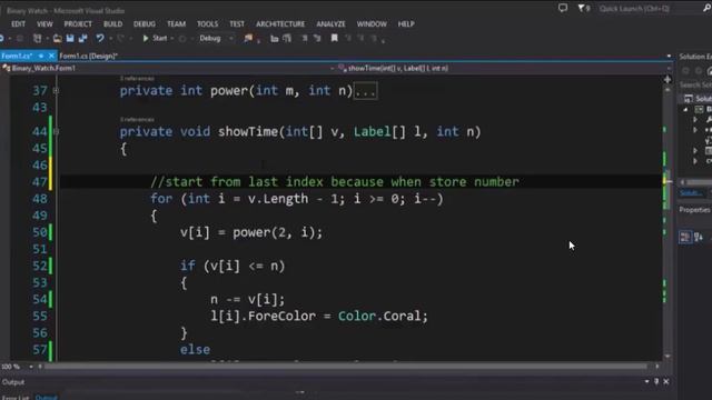 Binary Clock in C# смотреть онлайн