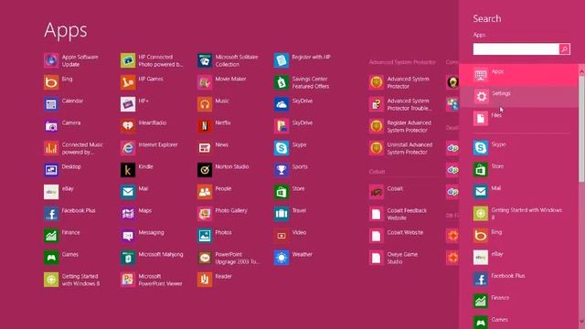 how to search for apps,files and folders on Windows 8 смотреть онлайн