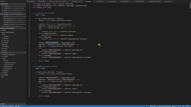 Pagination (постраничная навигация) в Django с помощью Ajax смотреть онлайн