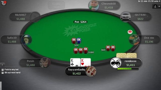 PokerStars - KK vs QQ смотреть онлайн