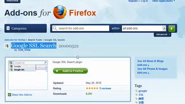 Google SSL in Firefox смотреть онлайн