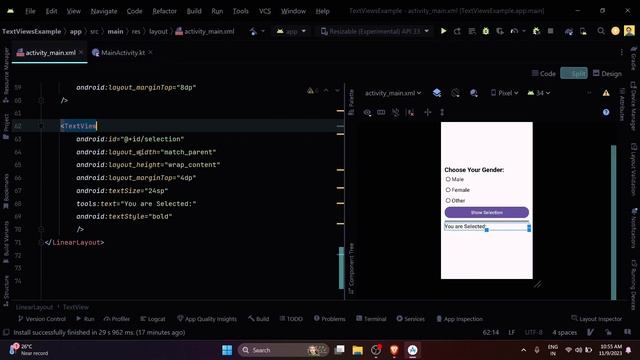 How to create Radio Button In Android Studio using Kotlin смотреть онлайн