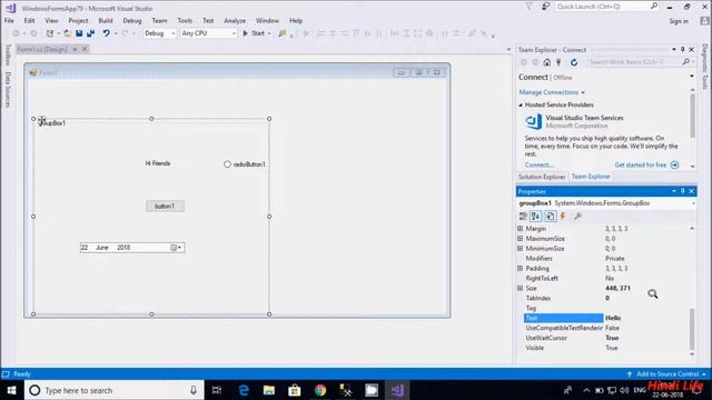 GroupBox Control for C# Windows Forms Applications Explained in Hindi смотреть онлайн