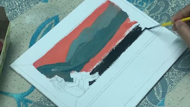 A girl sitting near window//a girl holding book//canvas painting//canvas art//DRew crAftY. смотреть онлайн