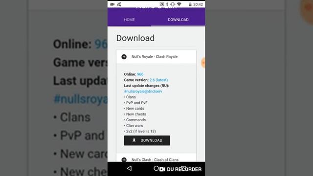 Como instalar o Nulls Royale+atualização (meu primeiro vídeo) смотреть онлайн
