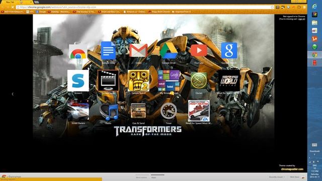 How to get a windows 8 start screen in your Google Chrome. смотреть онлайн