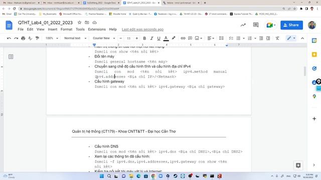 Linux System Administration - Thực hành Quản trị hệ thống: Cấu hình mạng смотреть онлайн