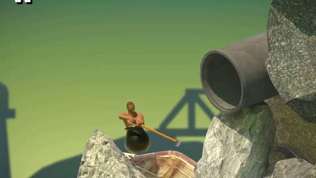 Let's Play - Getting Over It with Bennett Foddy iOS (Part 1 - It Looks Easy) смотреть онлайн