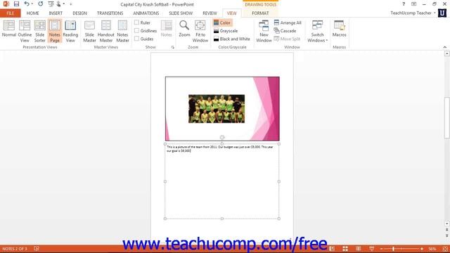 PowerPoint 2013 Tutorial Notes Page View Microsoft Training Lesson 3.3 смотреть онлайн