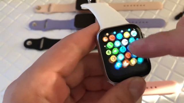 Apple Watch 6 Series 44mm White смотреть онлайн
