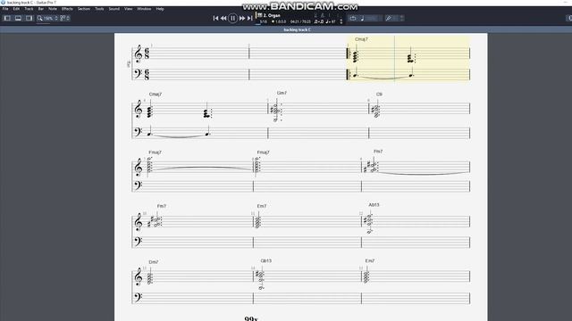 Backing track C Ballad with Guitar Pro 7 смотреть онлайн
