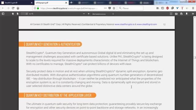 ICO Stealthcrypto разбор вайтпеппер смотреть онлайн
