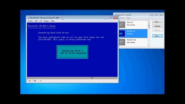 MS-DOS 6.0 Installation смотреть онлайн