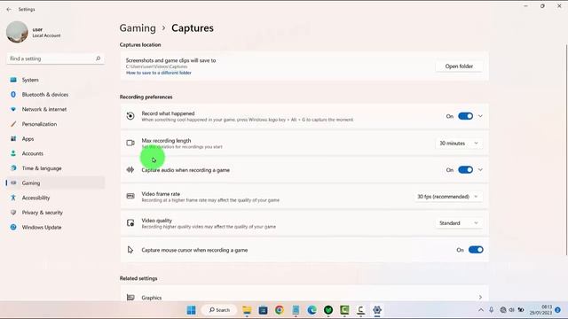 Windows 11 Home : How to set Audio recording quality when recording a game смотреть онлайн