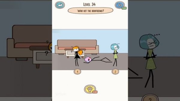 Who Win - Funny Stickman Brain Puzzle Game - All Levels Solution 1-70 Android Gameplay Walkthrough