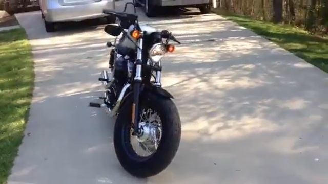2013 Sportster 48 Iron 883 tank denim silver смотреть онлайн
