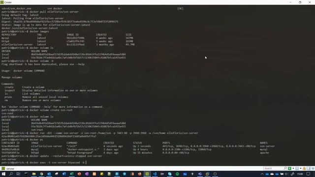 Linux docker SVN container смотреть онлайн