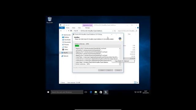 VirtualBox Guest Additions on Windows 10 смотреть онлайн