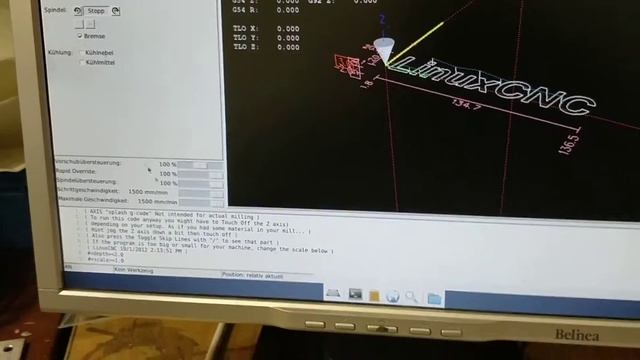 LinuxCNC Y-Axis Unit Homing смотреть онлайн