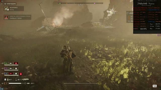 7900 XTX 🖥️ 7800X3D 🎮 Helldivers 2 @ 1440p Native TAA + Optimized Settings | Oshaune смотреть онлайн