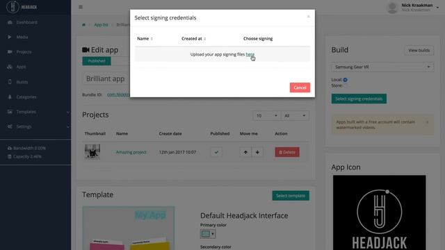 App Signing | Headjack - Create VR Apps смотреть онлайн