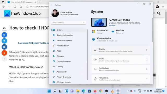 How to check If HDR is supported on a Windows 11 PC смотреть онлайн