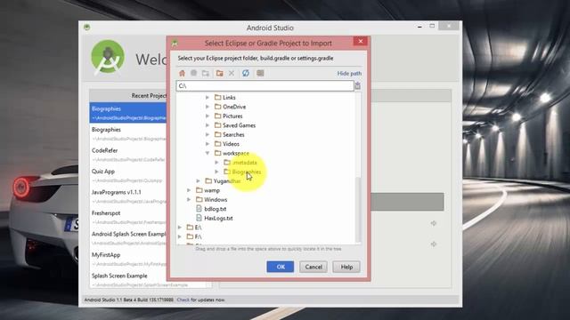 How to import Eclipse project into New Android Studio смотреть онлайн