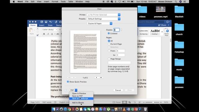 How to Convert Docs to PDF on Mac смотреть онлайн