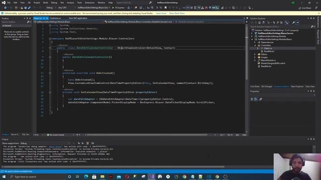 Xaf Blazor Access Detail View Property Editor Settings Using a Controller смотреть онлайн