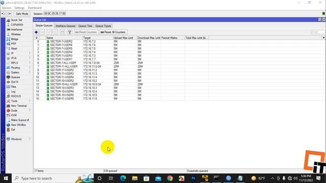 MikroTik router bandwidth management of clients смотреть онлайн